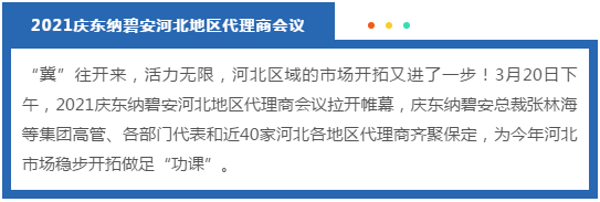 2021庆东纳碧安河北地区代理商会议顺利举行，为河北市场开拓注入活力_壁挂炉自采暖