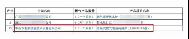 喜讯 | 羽顺冷凝产品入选住建部“建筑标准化推荐部品目录”_港华燃气壁挂炉